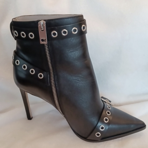 DIESEL HEELED FEMME-D D-STRAP BOOTS - Picture 2 of 7